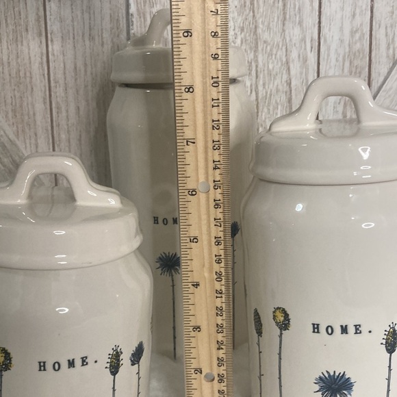 Rae Dunn Home Stem Line Canisters - Picture 6 of 7